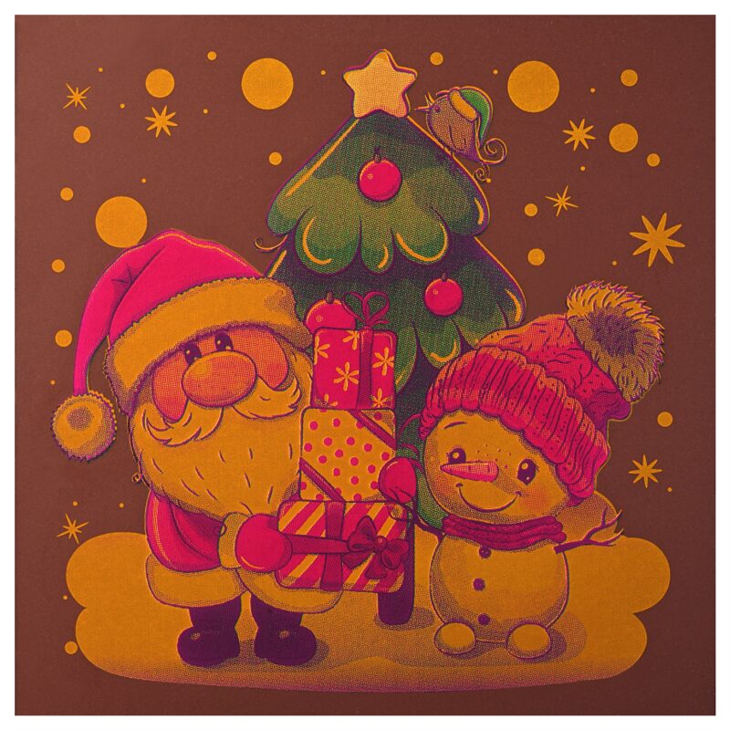 087178 PCB-BEDRUKT VEL HET DUO VOOR VIERKANTE KAARTEN EN TASSEN 24 STUKS ***OP BESTELLING***