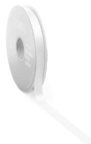 PREMIUM DOUBLE SATIN WHITE RIBBON 10MM*25M***S/CD*** FOST+ INCLUDED