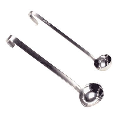 HOTEL 18/10 RVS HANDGREEP 2 UITLOOPTUITEN 6CM - L27CM - 5CL