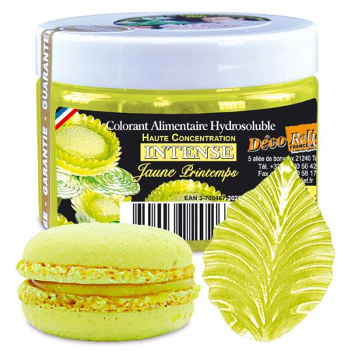 WATER SOLUBLE DYE INTENSE SPRING YELLOW E104 - INT12 50GR