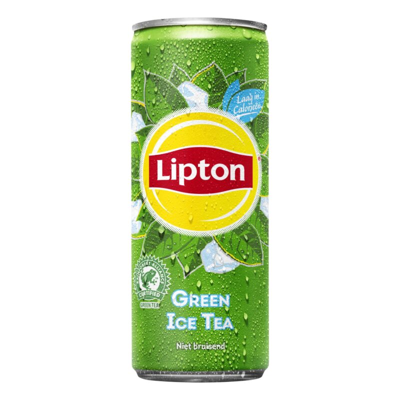 DRINK LIPTON ICE TEA GROEN 24 X 33CL BLIKJE = TRAY ***OP/BEST****