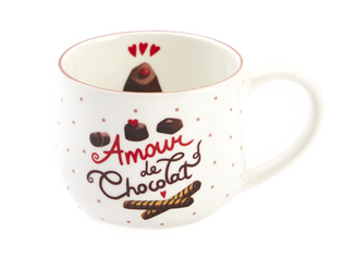 *FDS*MUG "AMOUR DE CHOCOLAT" H8CM