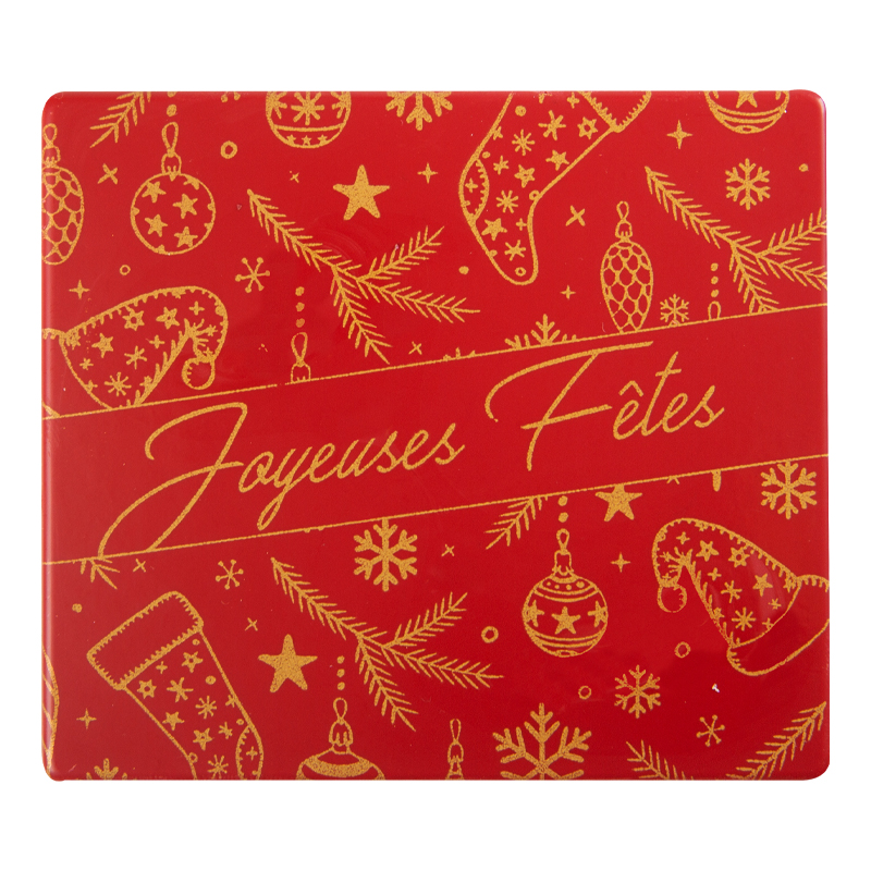 15729 ZIJKANT JOYEUSES FÊTES 9X8CM 40PCES ***OP/ORDER***