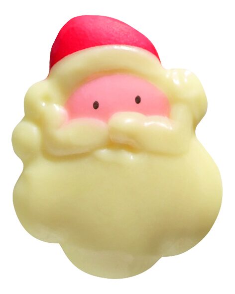 087106 PCB SANTA CLAUS HEADS CB 4.5X3.7 CM 90PCS***S/CDE***