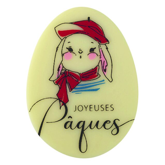 087109 PCB OEUFS CB FRENCH PÂQUES 5X3,7 CM 80PCES***S/CDE***