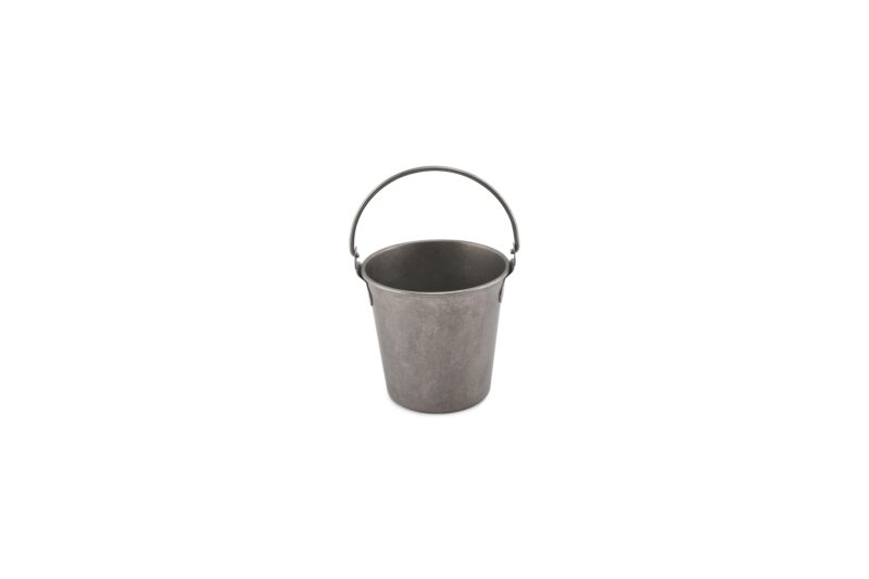 BONBISTRO VINTAGE ZILVEREN EMMER 10,5XH10,5CM - 791457