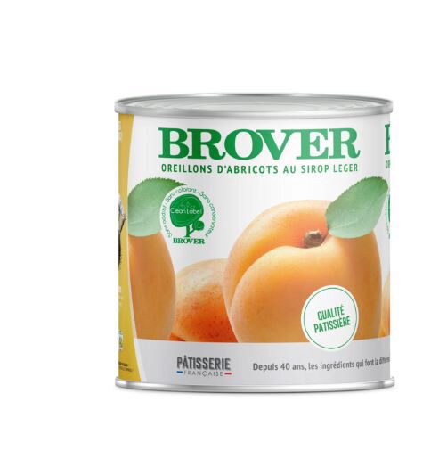 APRICOT HALVES IN BROVER SYRUP 3 KG