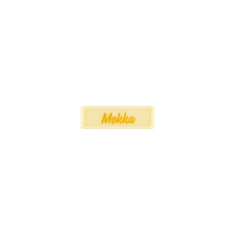 2002458 PLAQUETTE MOKKA 3,8X1,2 CM 300PCS ***S/CDE***