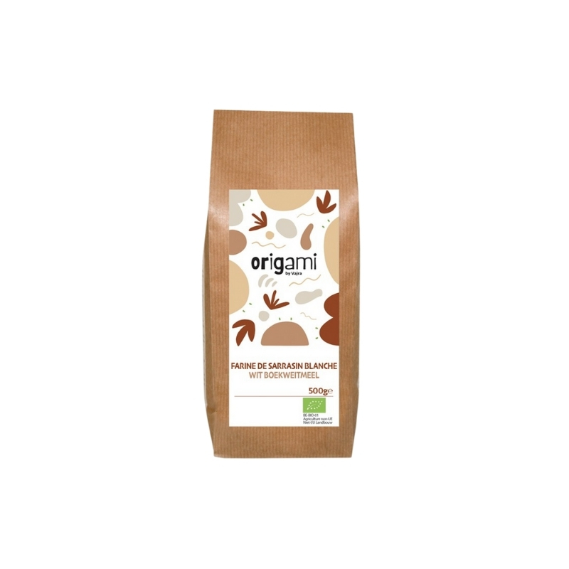 ORIGAMI WITTE BOEKWEITMEEL  BIO  500 GR