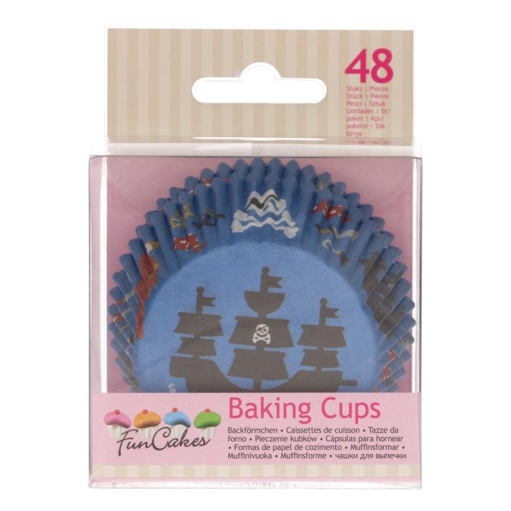 +FUNCAKES CAISSETTE CUPCAKE PIRATE 48 PCES