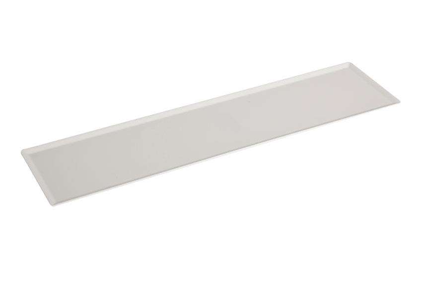 WHITE PLEXI TRAY “SMOKE” 60X15CM H5MM