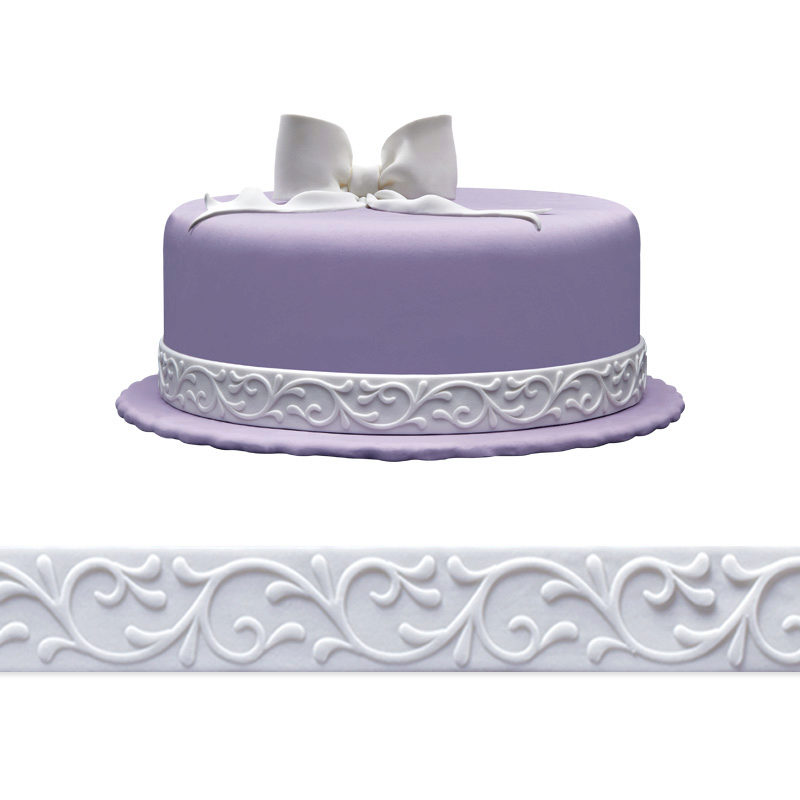 1059943 SMALL CURVED SUGAR RIBBON 2X 1.25M ***ON ORDER***