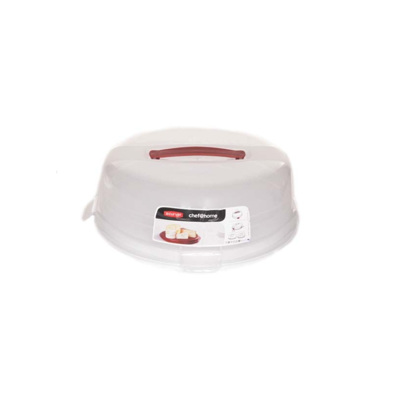 CURVER CAKE BOX DIAM 35CM HT13CM W/HANDLE