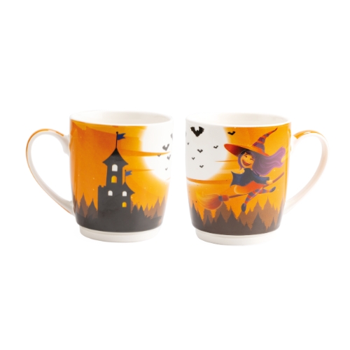 HALLOWEEN MOK HEKS Ø8,5CMXH10CM