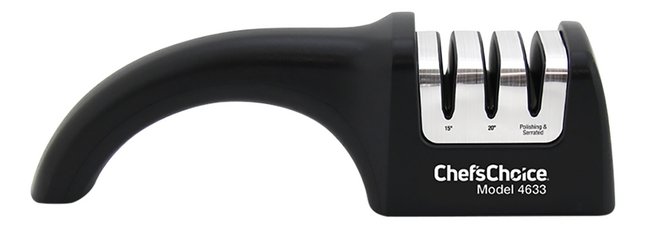 CHEF'S CHOICE 4633 AFFUTEUR COUTEAUX EUROPEENS ET JAPONAIS MANUEL NOIR