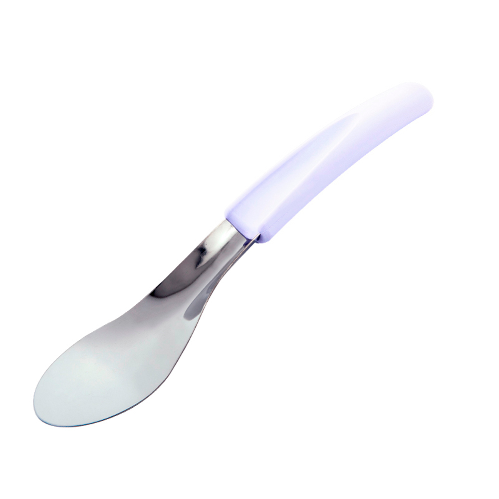 IJSPATEL WIT SATIJN HANDVAT 26,5CM