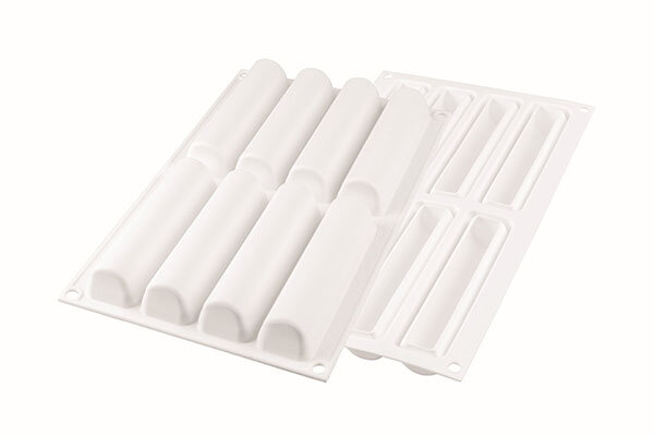 SILIKOMART - MOULE SILICONE - CYLINDRE 75 D126X27 HT27+TRAYS +CUTTER