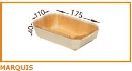 PANI MOLDS MARQUIS 175X110X40 NEUTRAL BOX OF 200 PCES