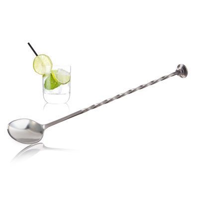 VACU VIN CUILLERE COCKTAIL 27CM INOX TORSADEE