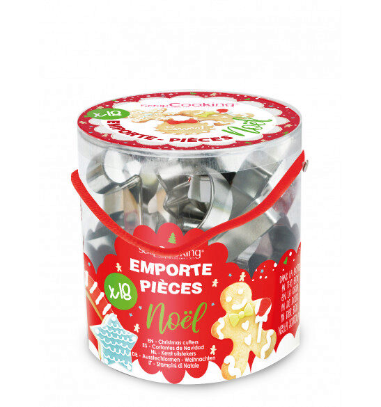 WILTON ASS DE 18 EMPORTE-PCES DE NOEL