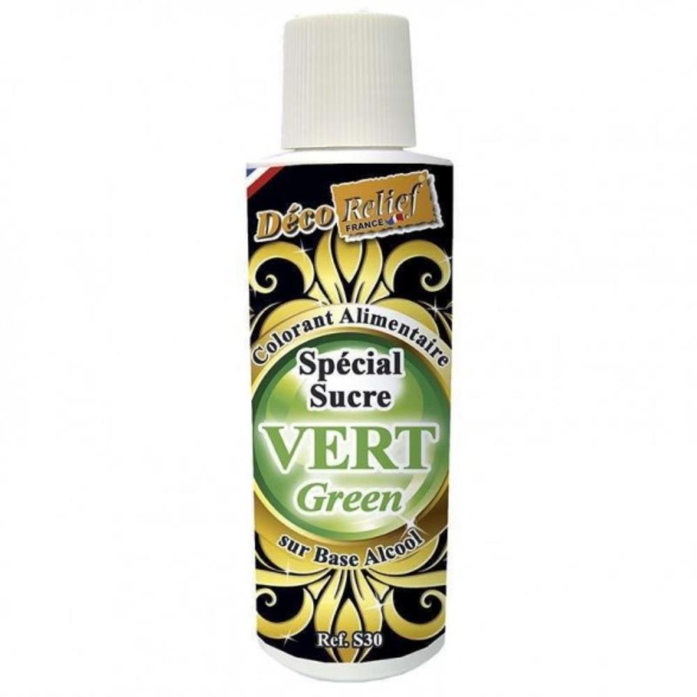 VLOEIBAAR EETBAAR KLEURSTOF SUIKER SPECIAAL GROEN125ML=FLES