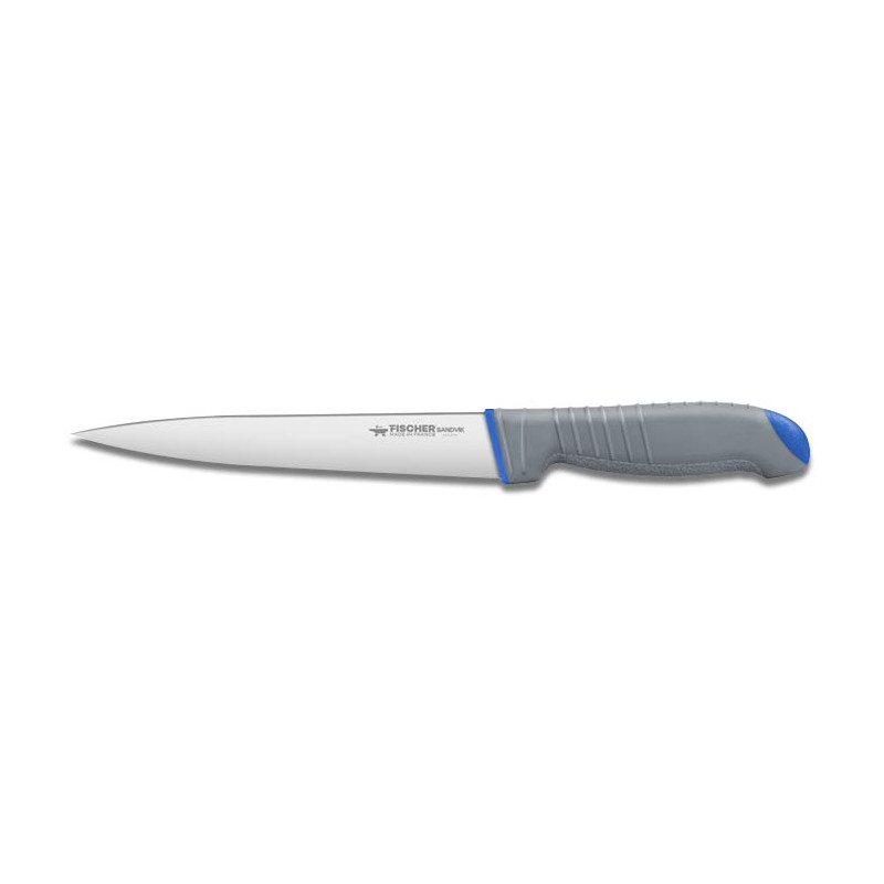 FISCHER BLEEDING KNIFE 14CM BI-MATERIAL HANDLE BLUE 78020-14GB