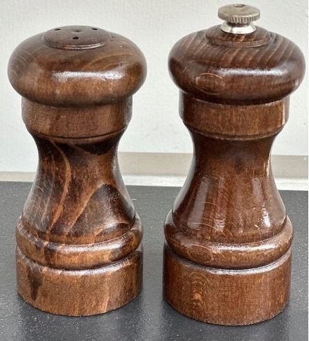 DEMA MOULIN POIVRE+SALIERE 12CM TEINTE