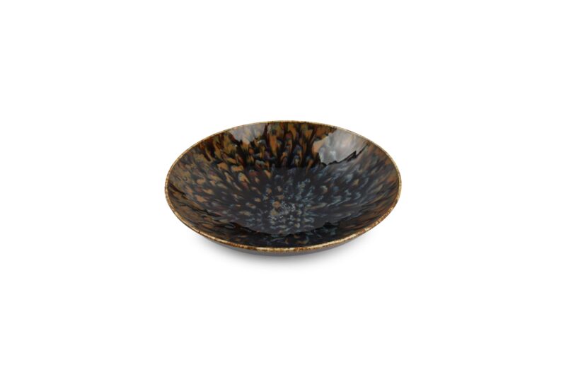 BONBISTRO RESTO BRUN/BLEU ASSIETTE CREUSE 21XH5CM - 743024