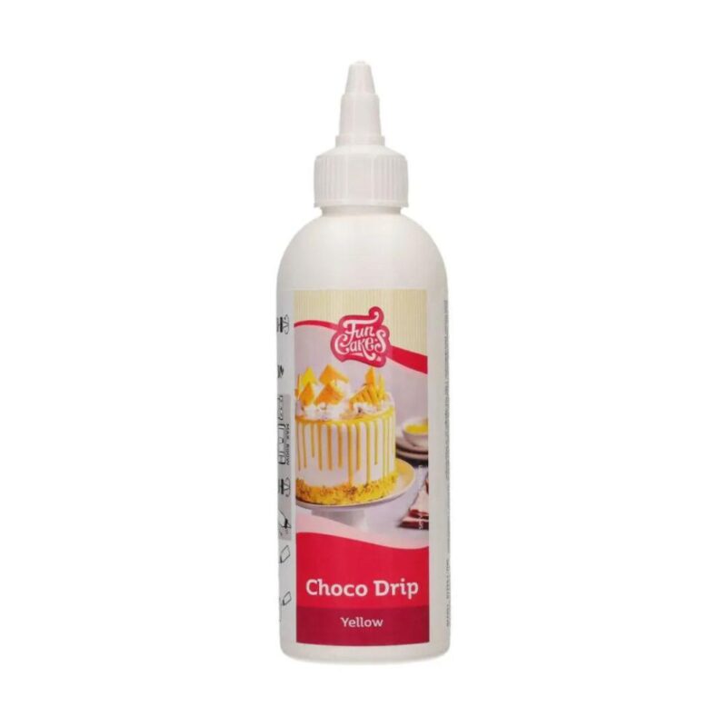 FUNCAKES GLACAGE AU CHOCOLAT JAUNE 180GR