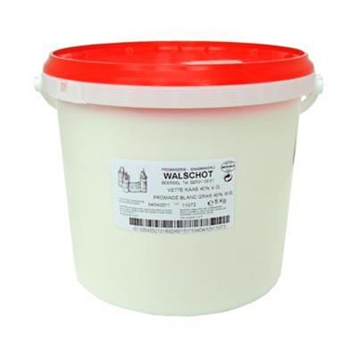 WALSCHOT VETTE WITTE KAAS 5KG