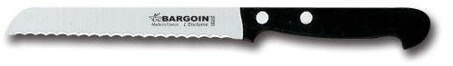 FISCHER BROOD-/TOMATENMES 13 CM GEKART LEMMET ZWART OVERMOLDE HANDVAT 319-13