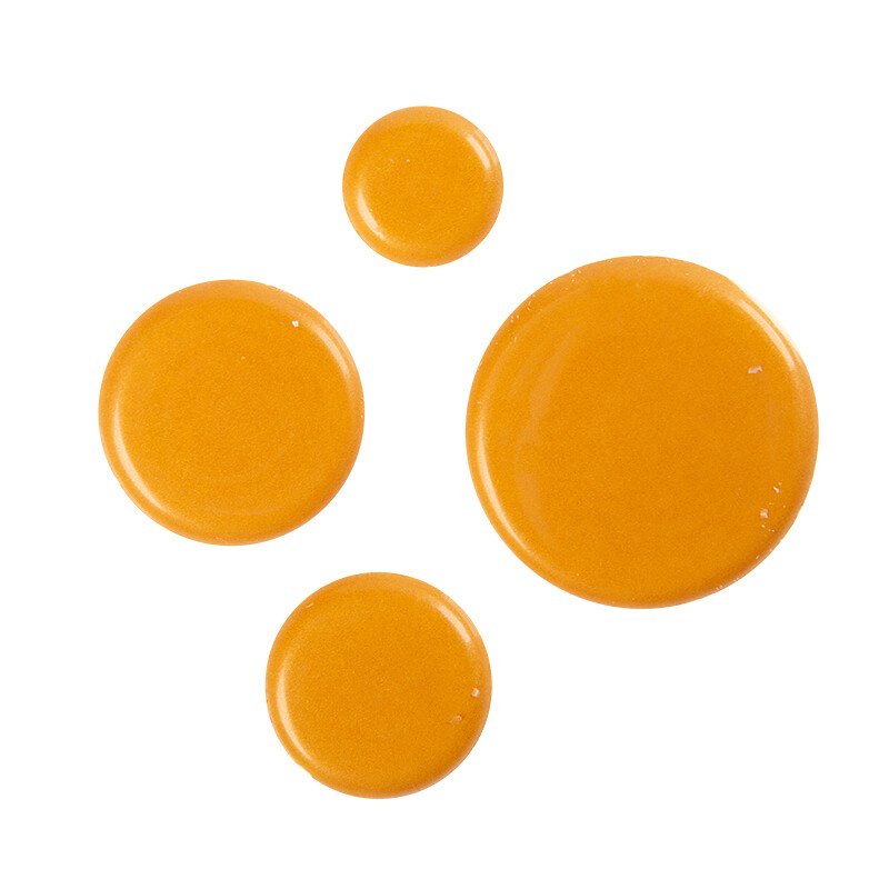 2034393 RONDES ORANGE 1,5-2,3-2,7-3,5CM 200PCS ***S/CDE***