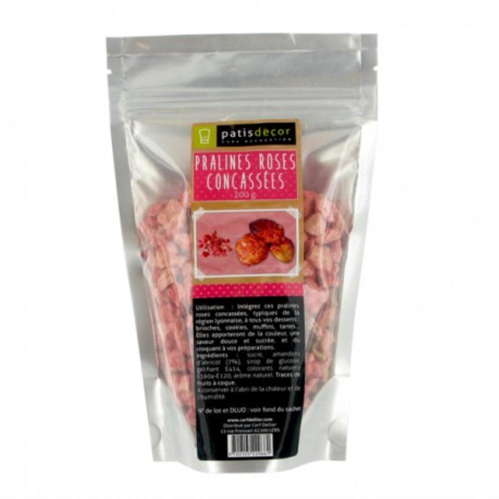 PATISDECOR CRUSHED PINK PRALINE 200GR