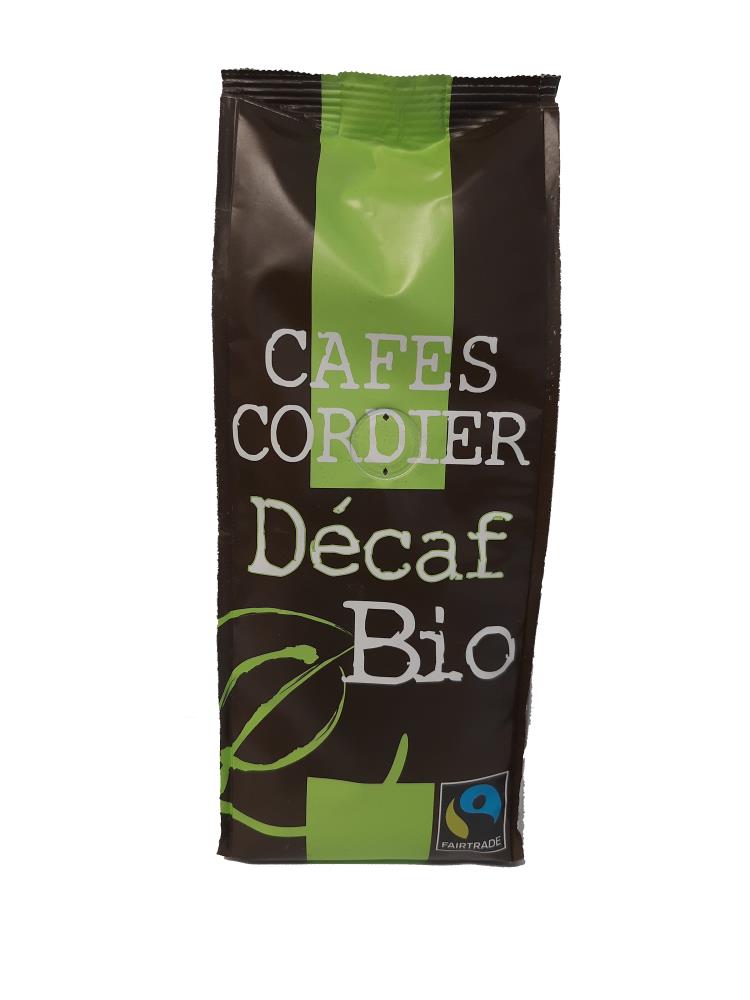 CORDIER KOFFIE DECAF GEMALEN 250GR
