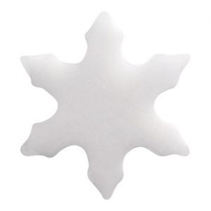 070413 PCB MERINGUE DECORATIES KLEINE KRISTALLEN 3,2X2,8 CM 270 STUKS ***S/CD***