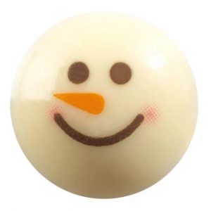 065096 PCB SNOWMAN HEADS CB 3 DESIGNSØ 2.5 CM 108PCS ***S/CD***