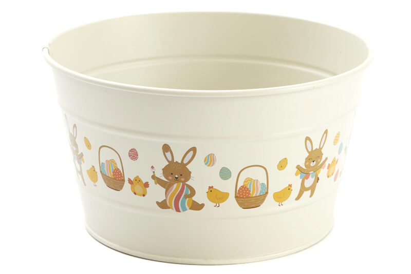 *FDS*COUPE ZINC LAPIN LOUIS ET SES AMIS Ø18CM HT 10CM