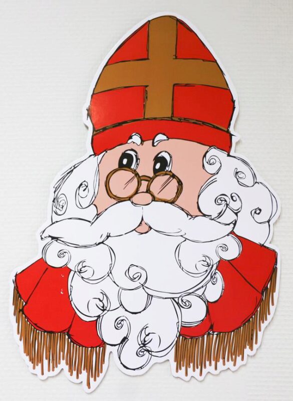 PANCARTE SAINT NICOLAS 277X400MM