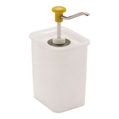 POT A POMPE/DISTRIBUTEUR DE SAUCE 3L PLASTIQUE