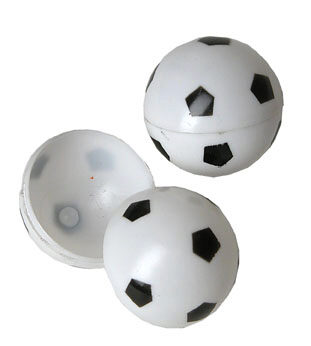 GROOT VOETBAL BAL OP STOKJE 3 STUKKEN