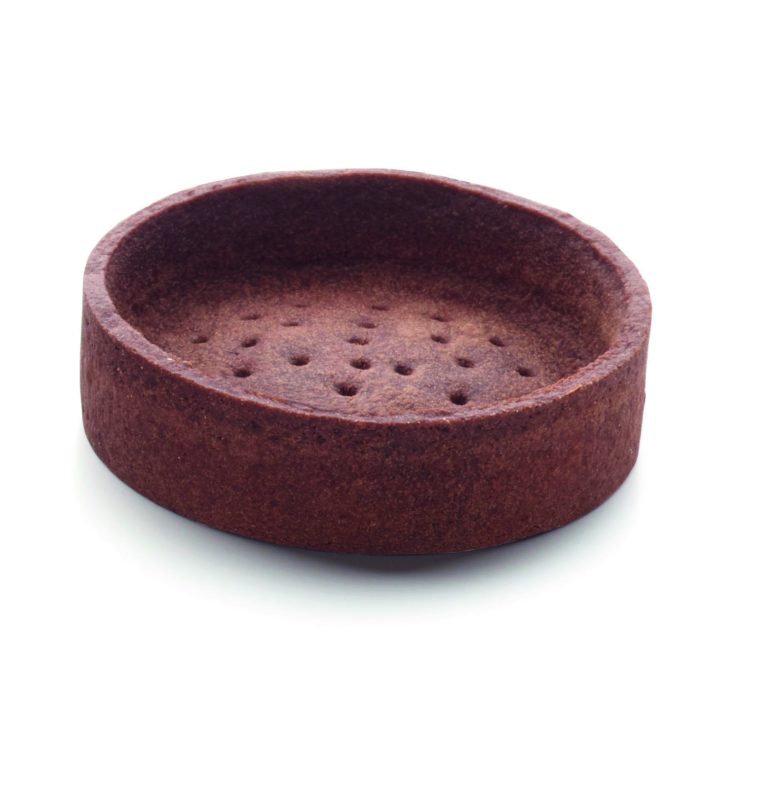 PIDY SHORTBREAD TARTLET ** CHOCOLATE ** Ø8CM STRAIGHT EDGE TRENDY SHELL 96 PCES