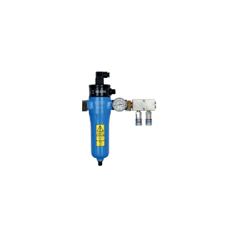 SGI LUCHTVERWARMER A55TH EURO INVOER MET DUBBELE LUCHTUITLAAT + 2 ESAFE EURO KOPPELINGEN 220V
