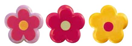 061310 PCB FLOWER CB 10 DESIGNS Ø 2.2 CM 234PCS