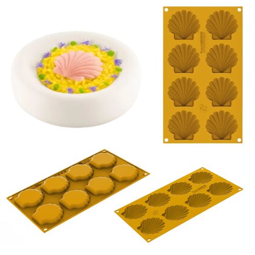 SILIKOMART NATURAE PRO MOULE SILICONE CANESTRELLO 15 N.8 7,2X6,5XH0,9CM