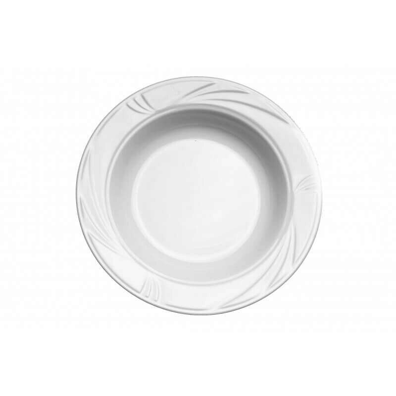 ARCADIA ASSIETTE CREUSE 22.5CM PORCELAINE BLANCHE - 007613