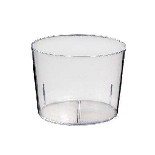 VERRINE BODEGA FERIA EN PLASTIQUE 200ML H5,5CM  Ø6,6/7,6CM 200PCS FOST+ INCLUS
