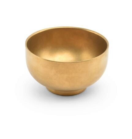 F2D VINTAGE GOUDEN DUBBELE WANDKOM 13XH7.5CM