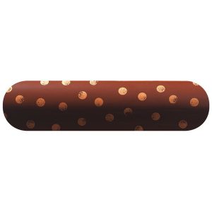 *FF*040079 PCB ECLAIRS COURBÉES CN POIS BRONZE 3 DESIGNS 13,2X3,2 CM 24PCES ***S/CD***