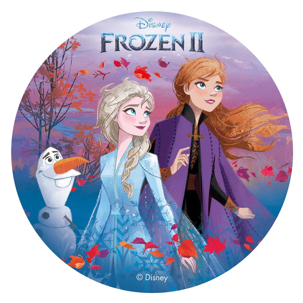 114382 DEK SCHIJF HOSTIE FROZEN 2 20CM =STUK