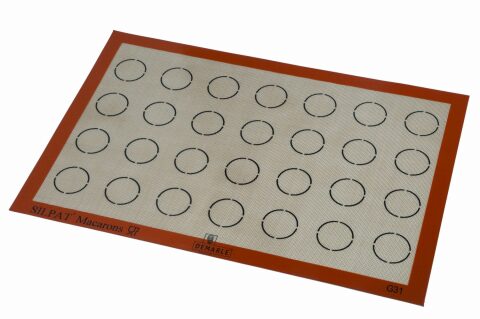 *FF* SILPAT®TAPIS DE CUISSON POUR PLAQUE 60X40CM 28EMPREINTES MACARON DE Ø5CM